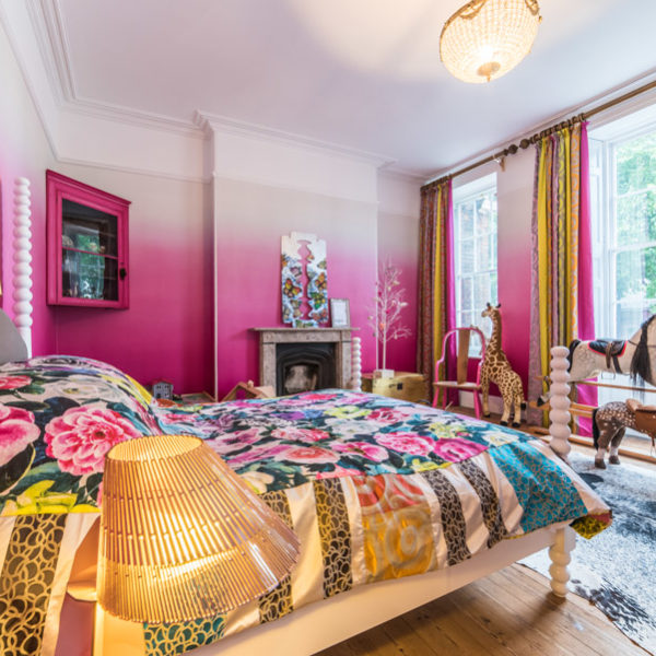 kids bedroom pink modern luxury interior designer derby Nash at Home