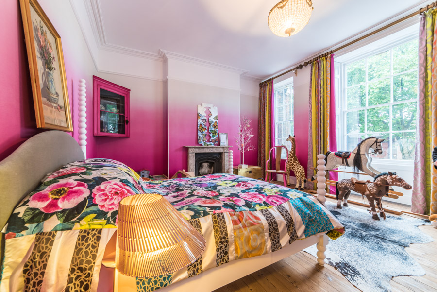 kids bedroom pink modern luxury interior designer derby Nash at Home