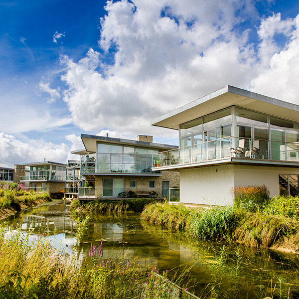 property photography luxury villa by a lake Cotswolds England