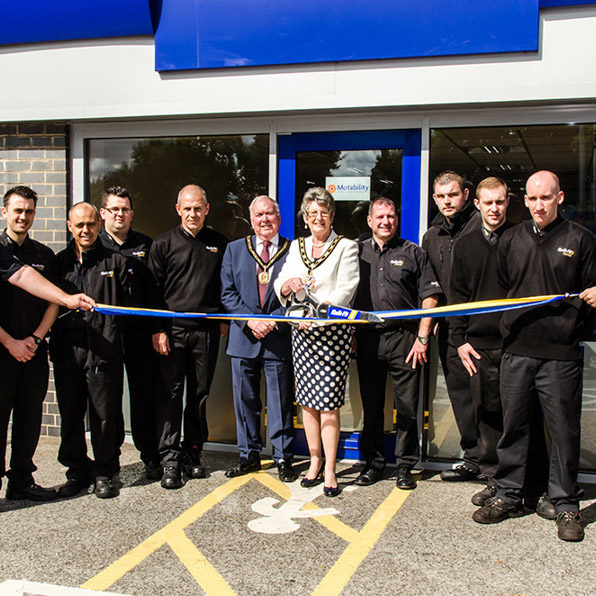 Kwik Fit garage Nottingham opening ceremony