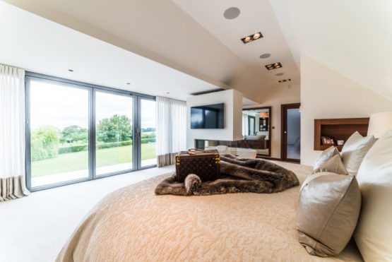 modern luxury interior villa bedroom