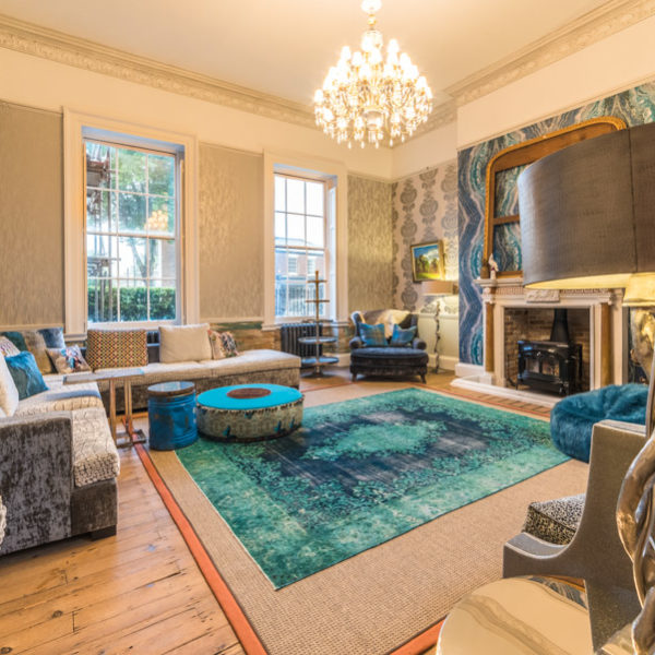 bright modern interior by designer Nash at Home Derby England