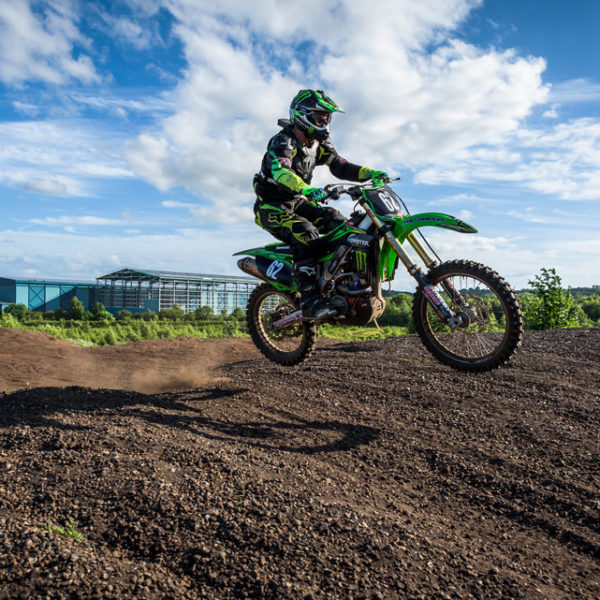 motocross race dirt bike Kawasaki sports photography nottingham