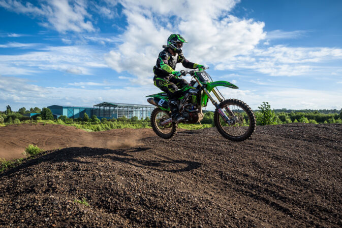 motocross race dirt bike Kawasaki sports photography nottingham