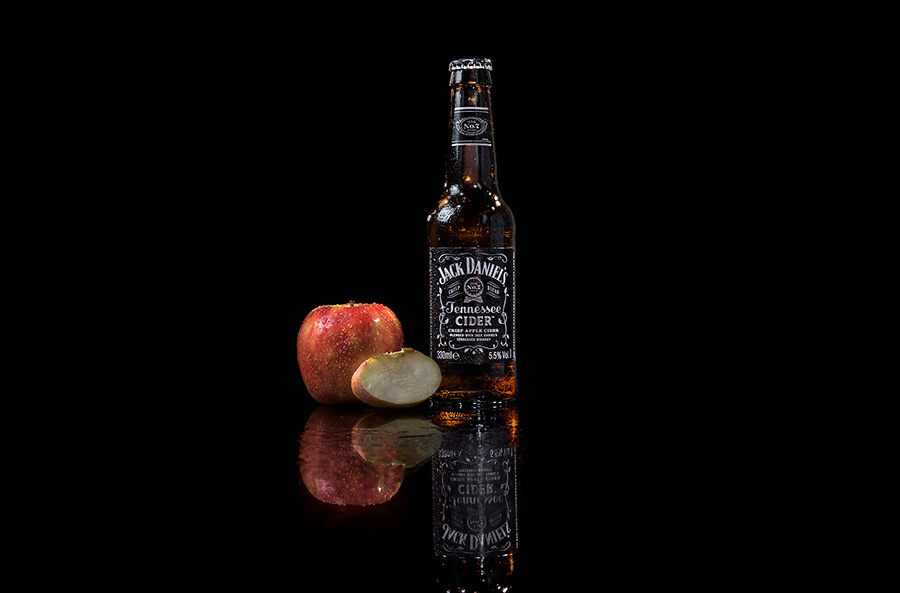 product photography bottle Jack Daniels