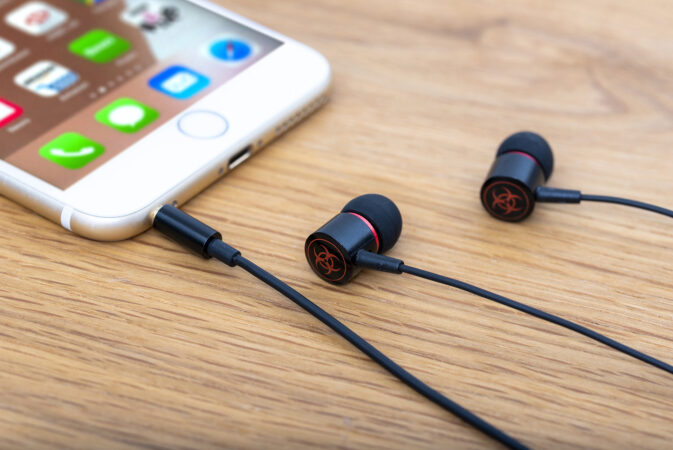 Earphones Product Photographer lifestyle product shots Nottingham