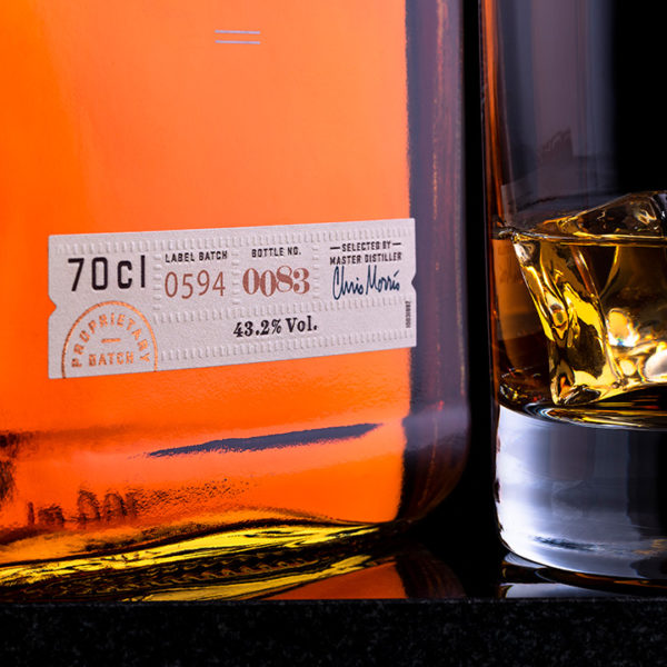 Product Photographer Nottingham Woodford Reserve Whiskey Bottle