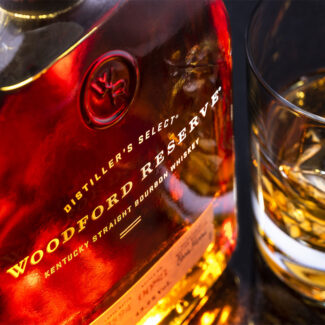 Amazon product photographer Woodford Reserve Bourbon bottle photography