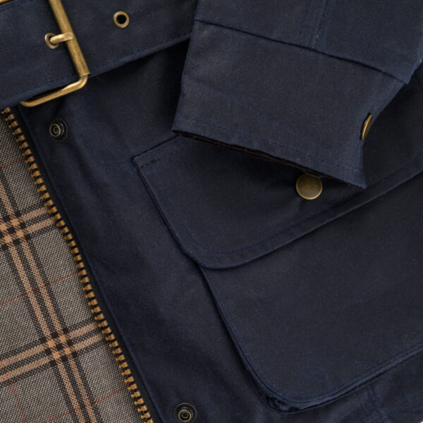 navy blue leather jacket ghost mannequin product photography studio East Midlands