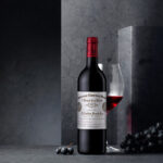 Product photography services bottle of the finest Chateau Cheval Blanc 1996 St Emilion Grand Cru