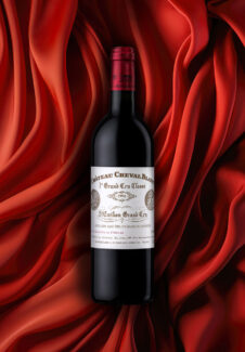 Product photography services bottle of the finest Chateau Cheval Blanc 1996 St Emilion Grand Cru