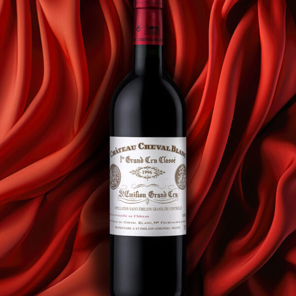 Product photography services bottle of the finest Chateau Cheval Blanc 1996 St Emilion Grand Cru
