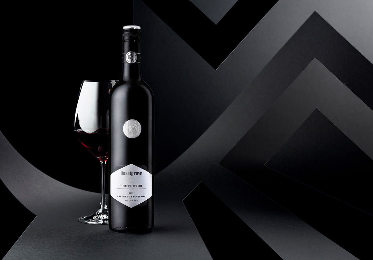 Haselgrove Protector 2019 Cabernet Sauvingnon wine product photographer