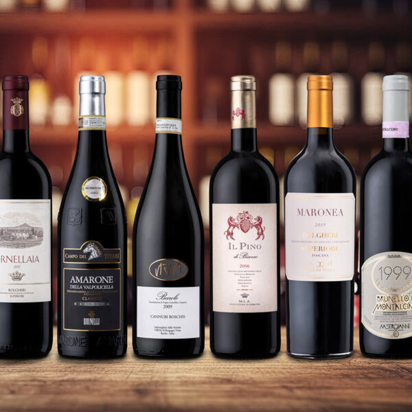 Italian wine selection best wines on a wooden table product photography services Derby